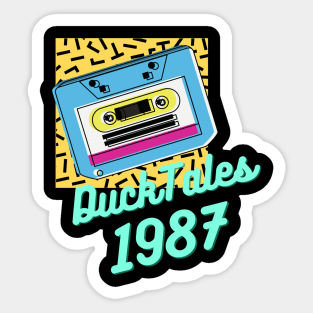 Retro DuckTales 1987 Sticker